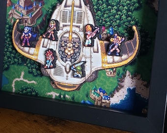 Chrono Trigger Shadow Box  Diorama 3D Pop Art