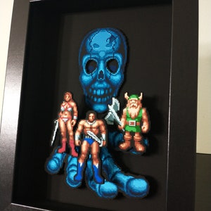Golden Axe Shadow Box Diorama 3D Pop Art