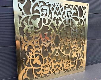 Custom Brass Vent Covers – Floor, Wall, Ceiling Registers | Fully Customizable Sizes, Designs & Finishes