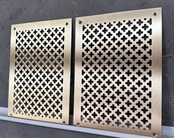 Customizable Metal Panel inserts - Choose Any Size/Color/Pattern - decorative outdoor indoor decor