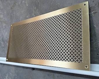 Custom Brass Ventilation Cover, Flat Vent, Air Register