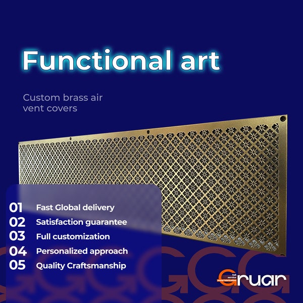 Functional art : Elegant Steel Ventilation Grilles | Tailored Sizes & Finishes