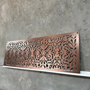 Art deco metal vent cover - available for customization