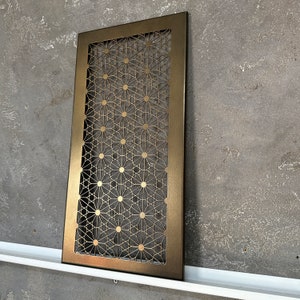 Functional art : Metal air vent cover powder coated | full customization | fast delivery