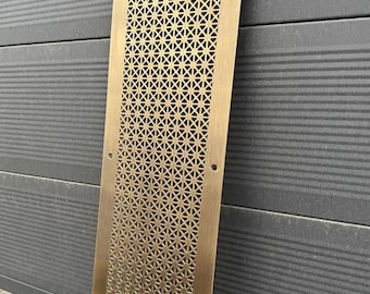 Custom Brass HVAC Vent Cover | Decorative Air Vent Grille