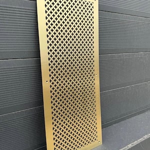 Rejillas de ventilación elegantes de latón puro / Tamaños y acabados personalizados