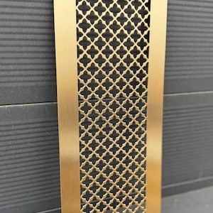 Brass Air Vent Cover - Custom Wall and Floor Registers, Decorative Metal Grilles, Tailored Sizes and Finishes