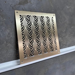 Brass Floor and Wall Radiator Cover: Elegance and Functionality Combined