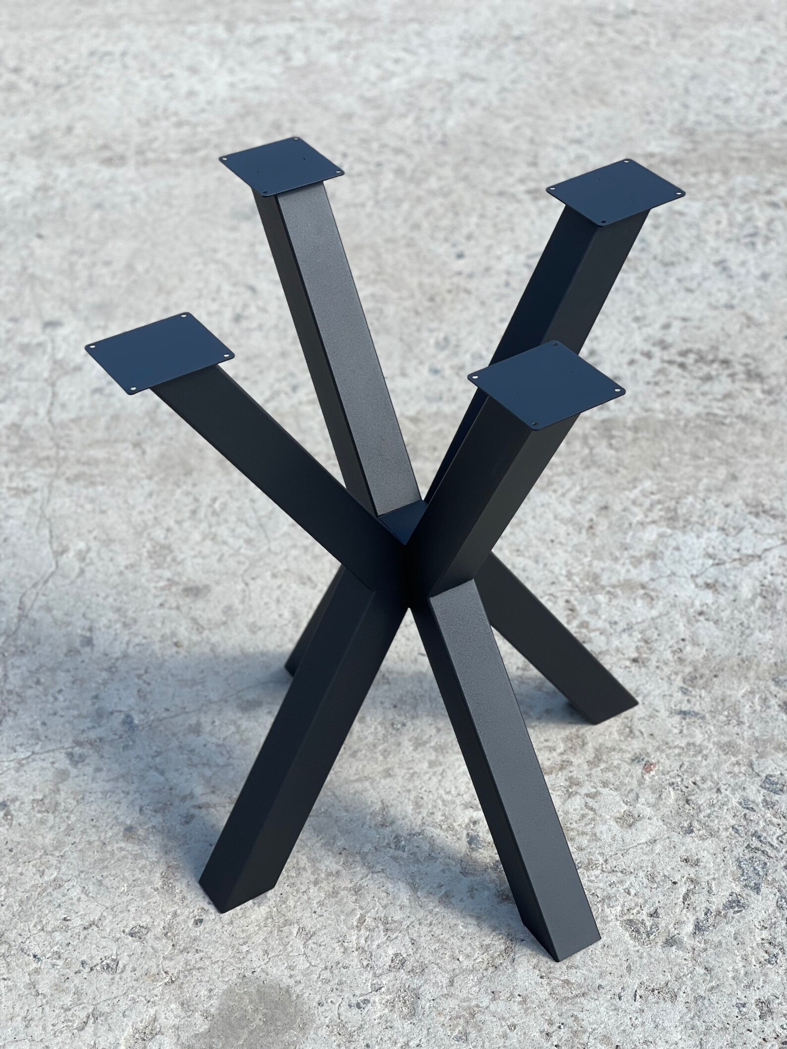 Custom Size Table Base Personalized Metal Table Base Metal Etsy