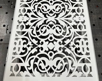 Decorative access panel with magnets | Personalized Wall Metal Air Grilles