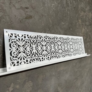 Steel powder-coated vent cover - floor/ceiling/wall mount