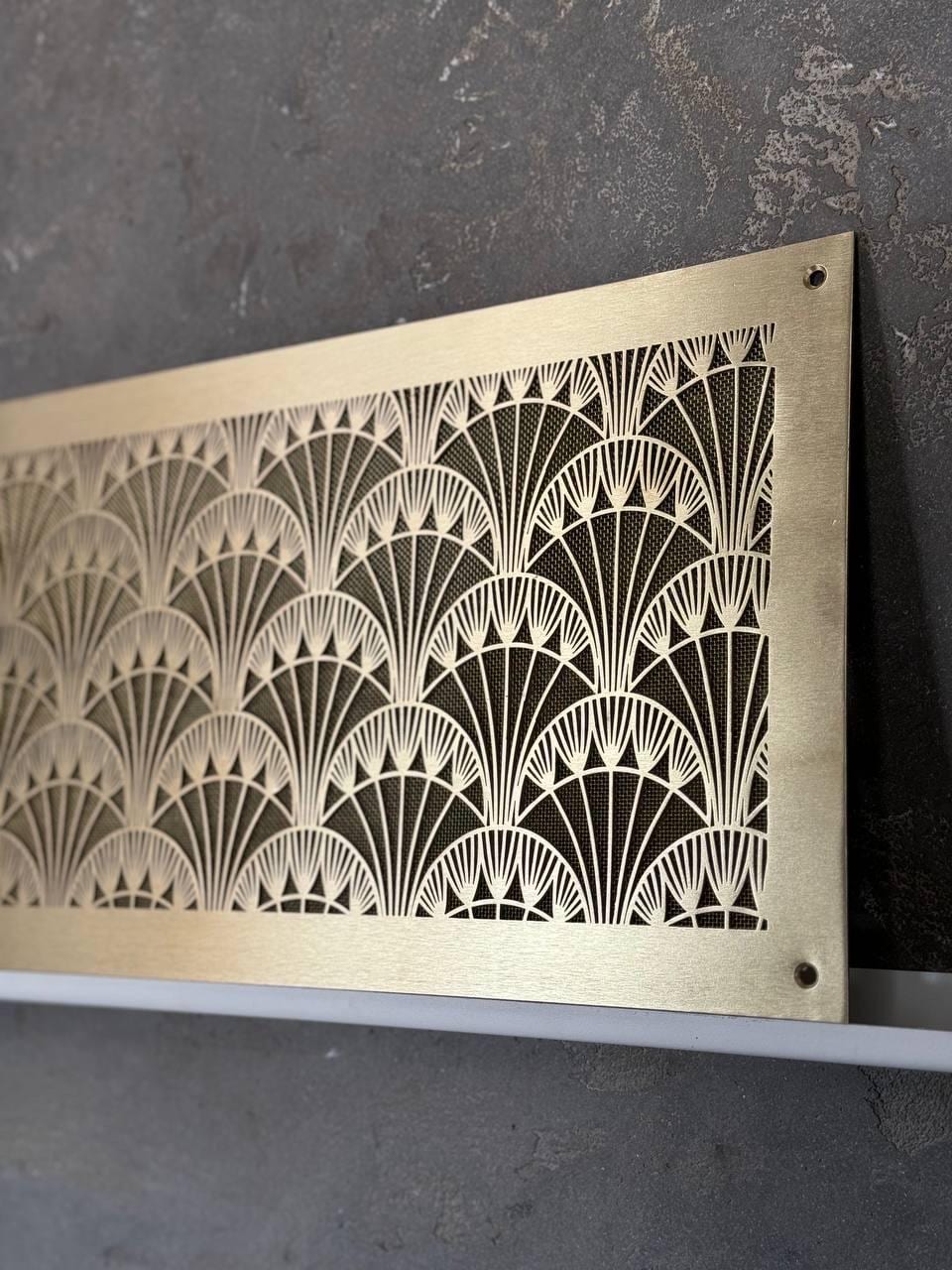 Elegant brass wall vent covers with brass mesh| Tailored Sizes & Finishes