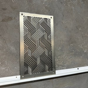 Custom size raw steel with matte varnish stylish air vent register Supply vent Decorative vent cover Air grille Wall air return Ventilation