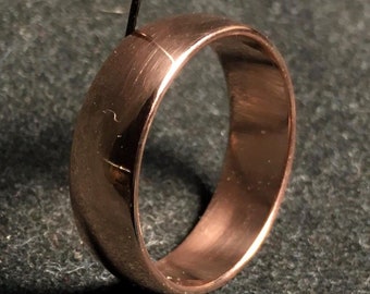 Copper Ring Not Varnished