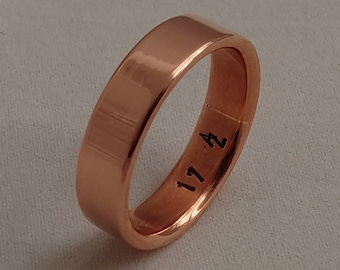 Copper Ring Not Varnished
