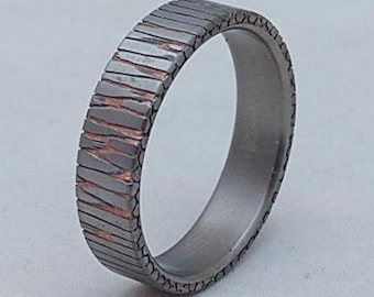 Etched Superconductor Ring With Titanium Inner Ring