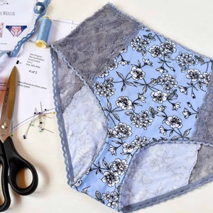 Sewing Pattern Ivy Lace Knickers/Panties Digital Download DIY Lingerie lingerie sewing pattern underwear sewing pattern image 5