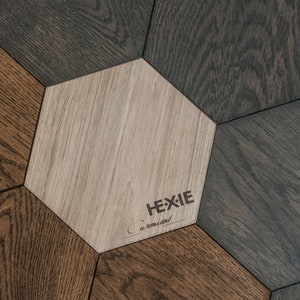 Hexagon parquet Cuonians HEXIE - Design Parquet Floor Tiles for Modern Wood Floor Patterns