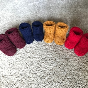 Chaussons Bébé 3-6 Mois Bordeaux - Unisex, Marque Dharma And Me