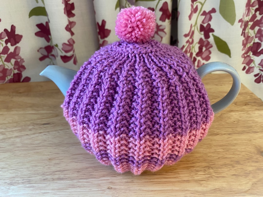 Traditional Hand Knitted Tea Cosy 4 Cup Teapot Etsy UK