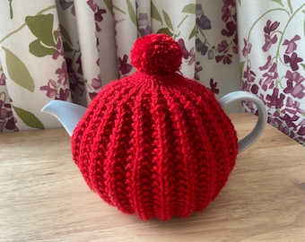 Traditional Hand Knitted Tea Cosy - 4 cup teapot