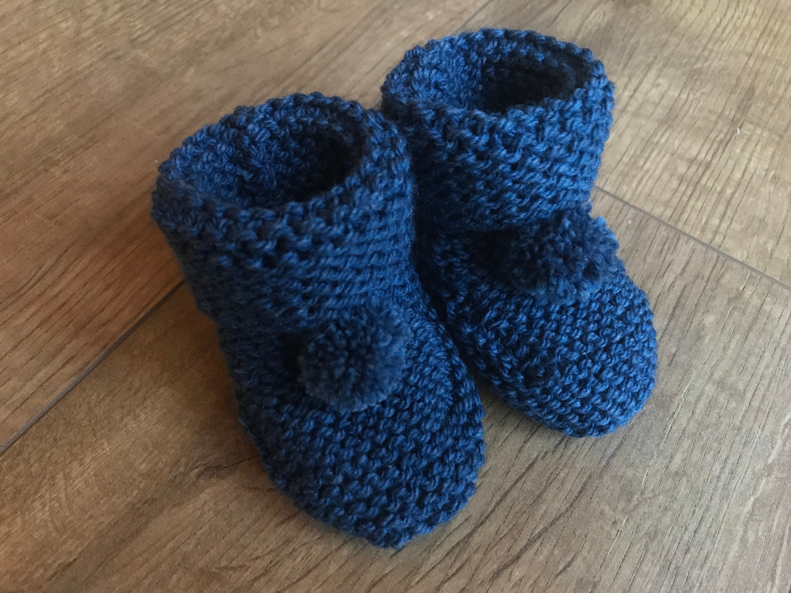Hand Knitted Baby Booties / Bootees Various Colours 0-3 | Etsy