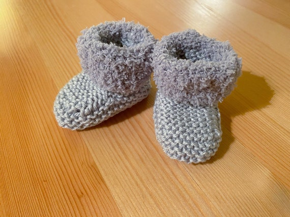 Fuzzy baby booties sale