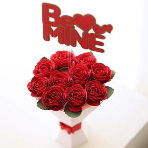 DIY Flower Bouquet Kit - Handmade Paper Flower Craft Kit - Graduation & Proposal Gift -Paper Bouquet - Personalized Handmade Gift