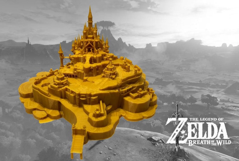 Hyrule Castle Grounds 3D Printed The Legend of Zelda Breath | Etsy