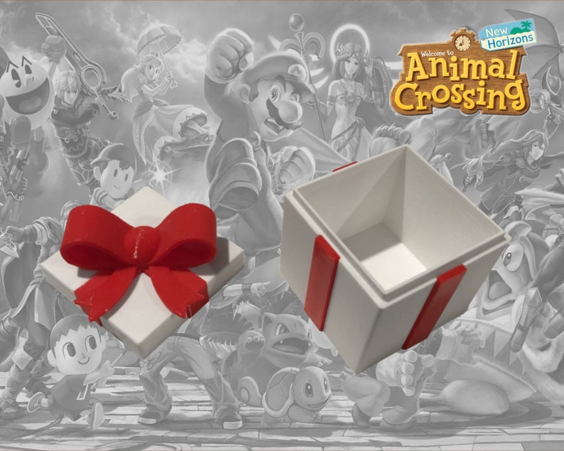 Animal Crossing Gift Box Present 3D Printed Nintendo | Etsy