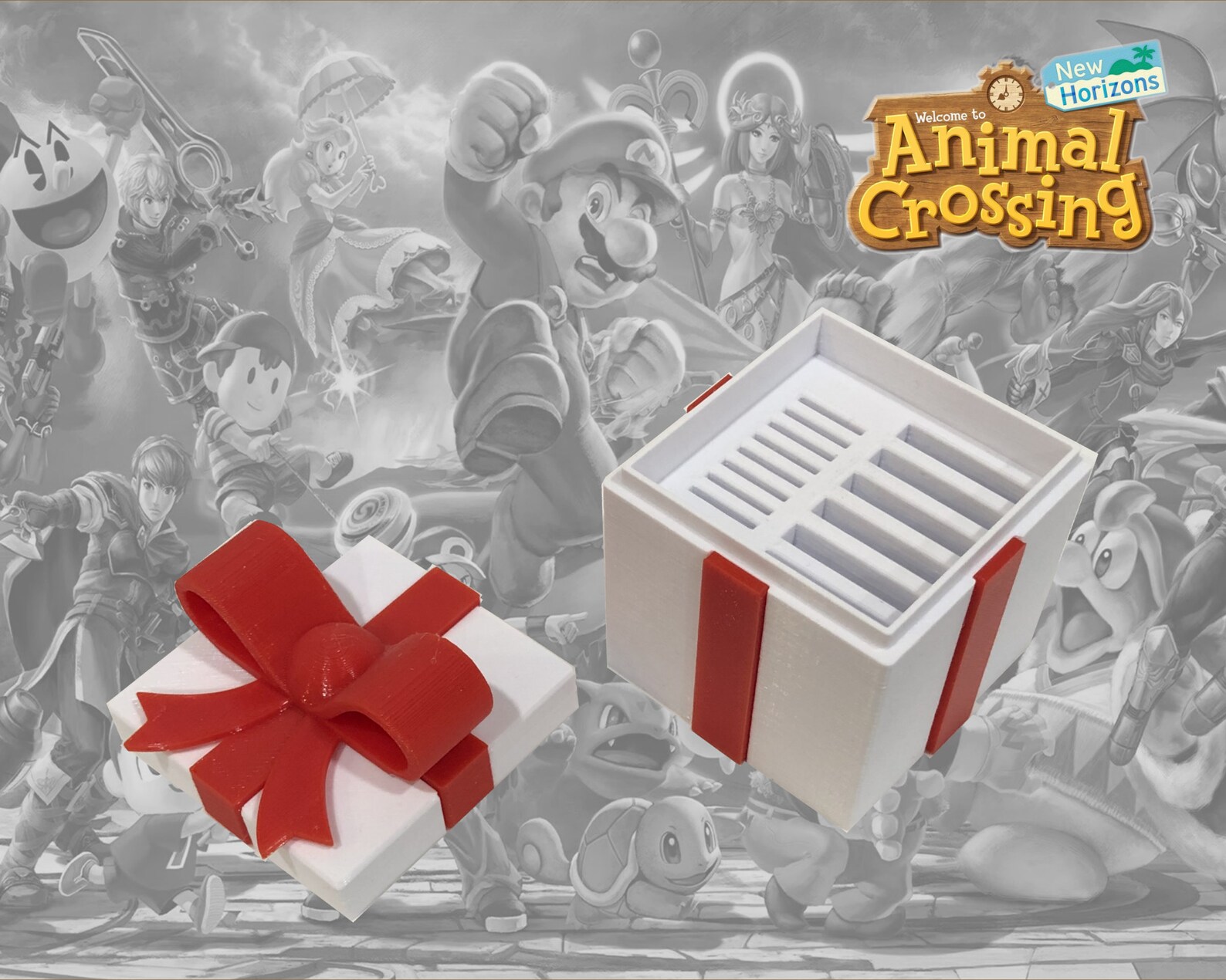 Animal Crossing Gift Box Present 3D Printed Nintendo Etsy