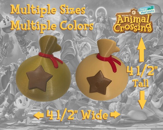 Animal Crossing Bell Bag With 3d-Printed Bells! Video Games Toys