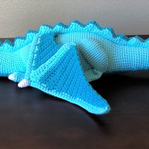 Large Crochet Dragon Stuffed Animal