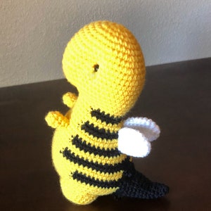 Crochet Bumble Bee Dinosaur