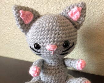 Crochet Kitten/ Cat Stuffed Animal