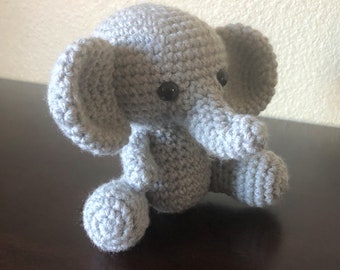 Crochet Elephant Stuffed Animal