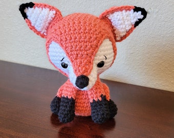 Crochet Fox Stuffed Animal