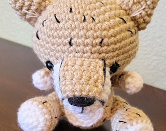 Crochet Cheetah Stuffed Animal