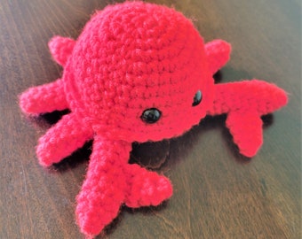 Crochet Crab Stuffed Animal
