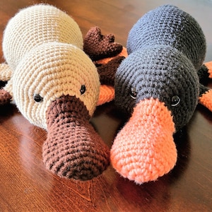 Crochet Platypus Stuffed Animal