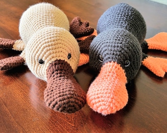 Crochet Platypus Stuffed Animal