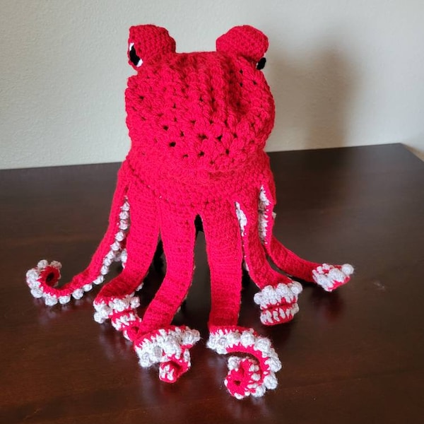 Pulpo de ganchillo Sombrero Slouchy