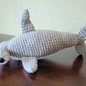 Crochet Hammerhead Shark Stuffed Animal