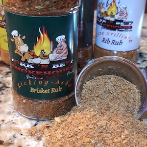 Texas Style Brisket Rub presented by PorkNBeef Smokehouse, Grilling Gifts, Gifts for Dad, Brisket Rub, Moms of the Grill