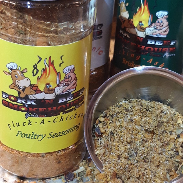 Poultry Seasoning presented by PorkNBeef Smokehouse, Grilling Gifts, Gifts for Dad, Poultry Rub, Chicken Rub