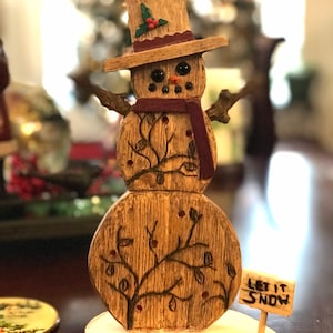 Rustic the Snowman