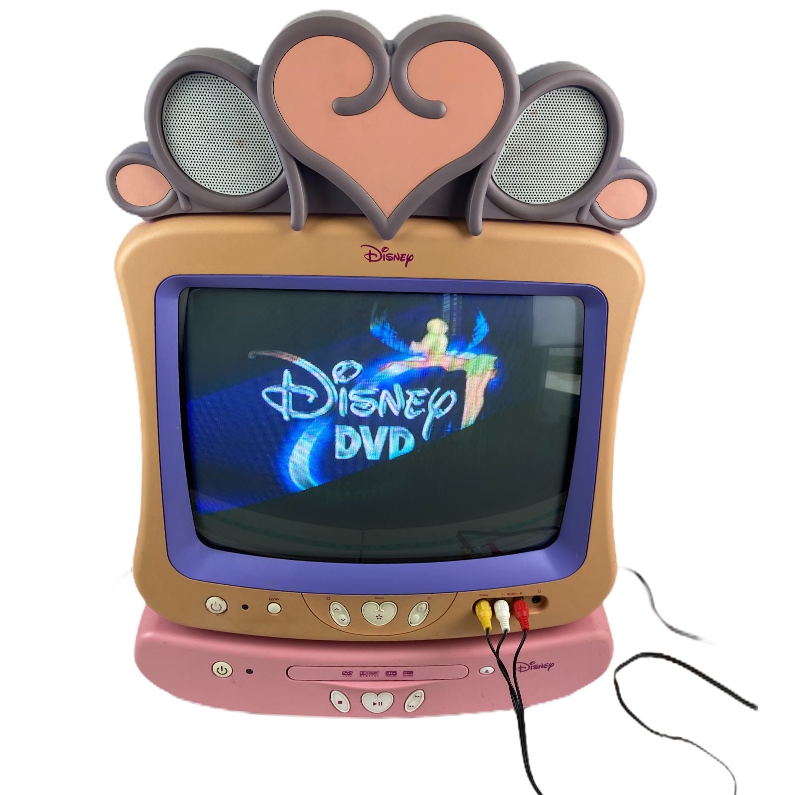 Disney Princess Princess 13 Retro Gaming Tv Dvd Player Etsy
