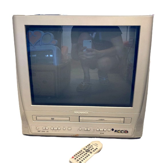 Rare Magnavox Tv Dvd Vhs Combo Crt Retro Gaming Etsy