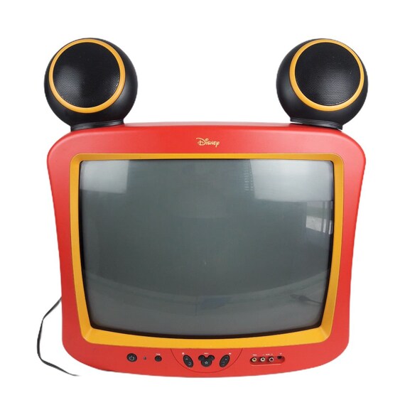 Disney Mickey Mouse Dt1900 C 19 Crt Television Tested Etsy