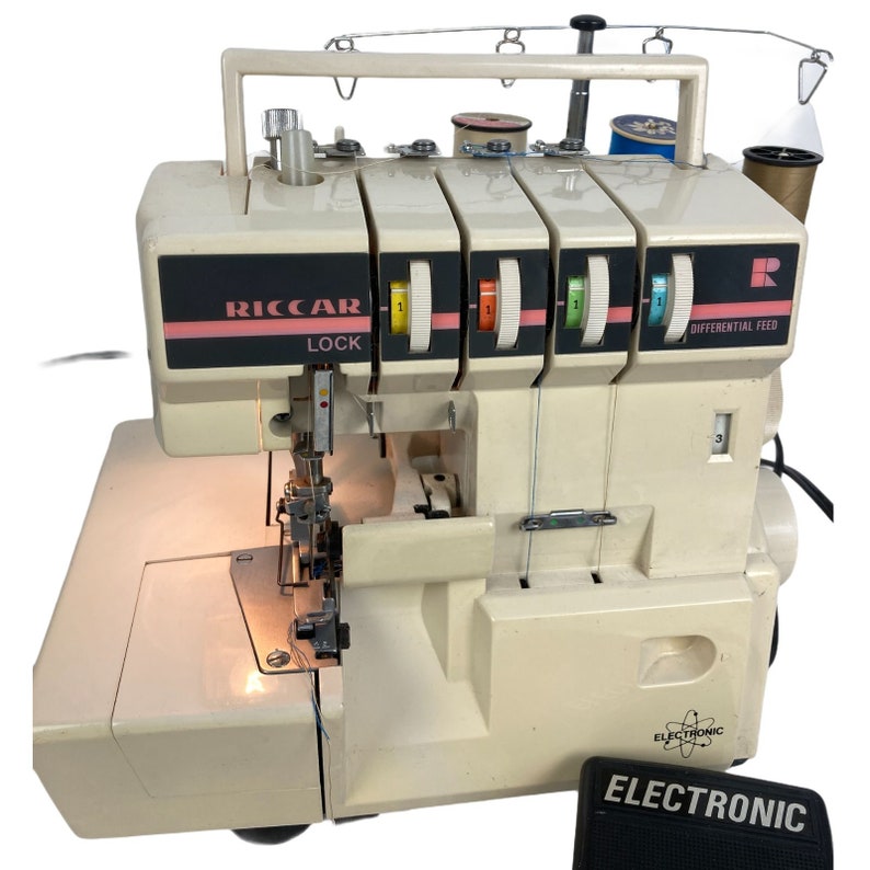 Vintage Riccar Lock RL634 Serger 2 needle 4 thead KnitLock Etsy